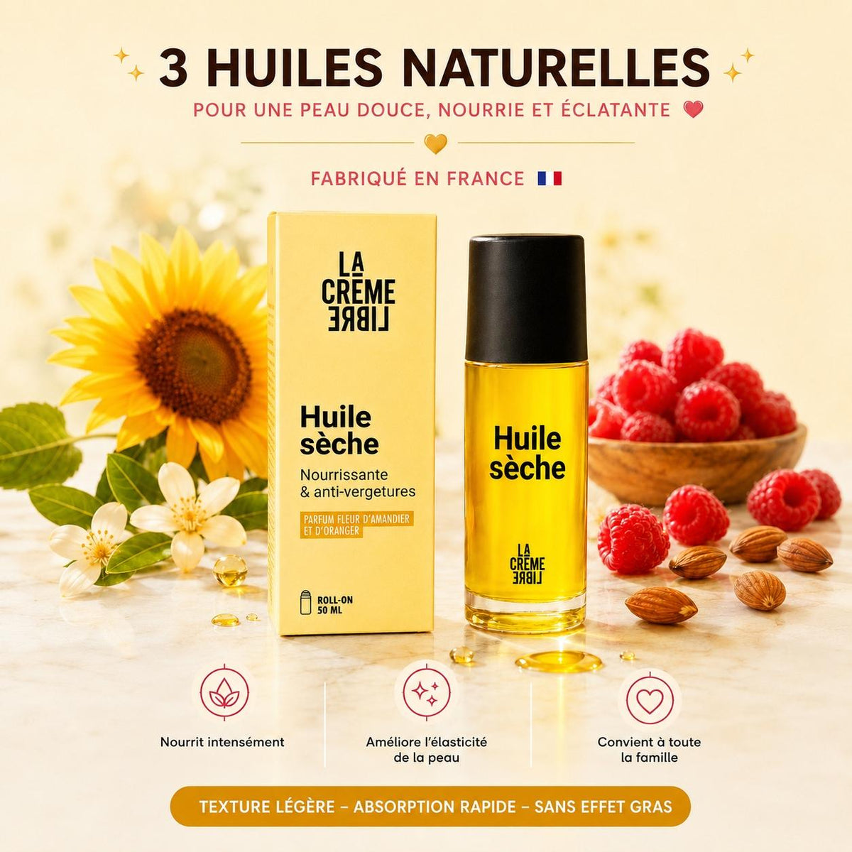 Droge olie 3-in-1 – Oranjebloesem & Amandelboom