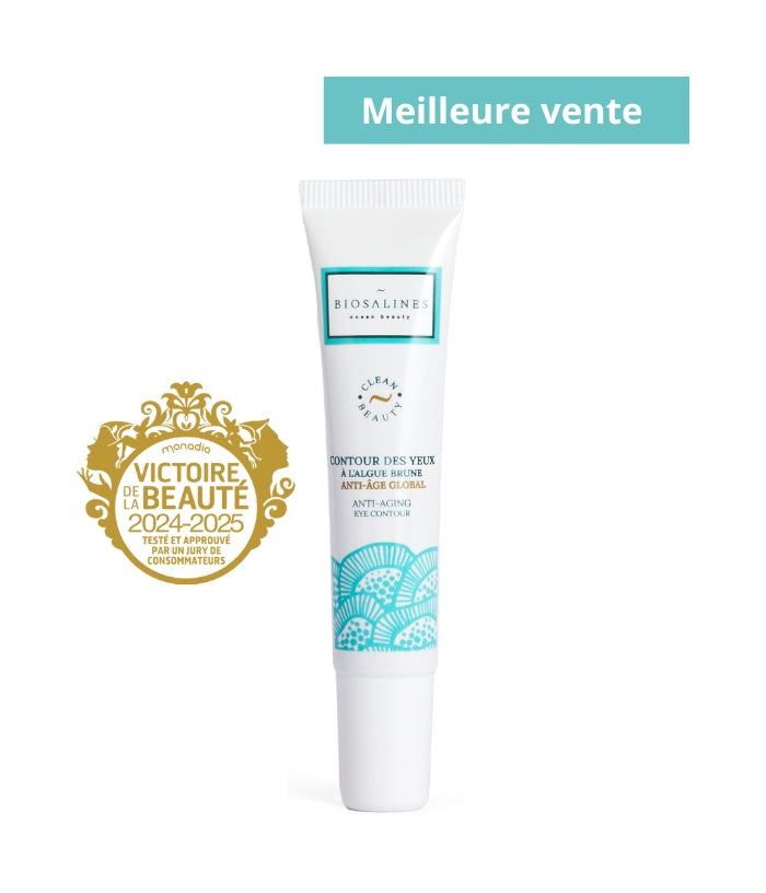 Anti-aging eye cream with brown algae