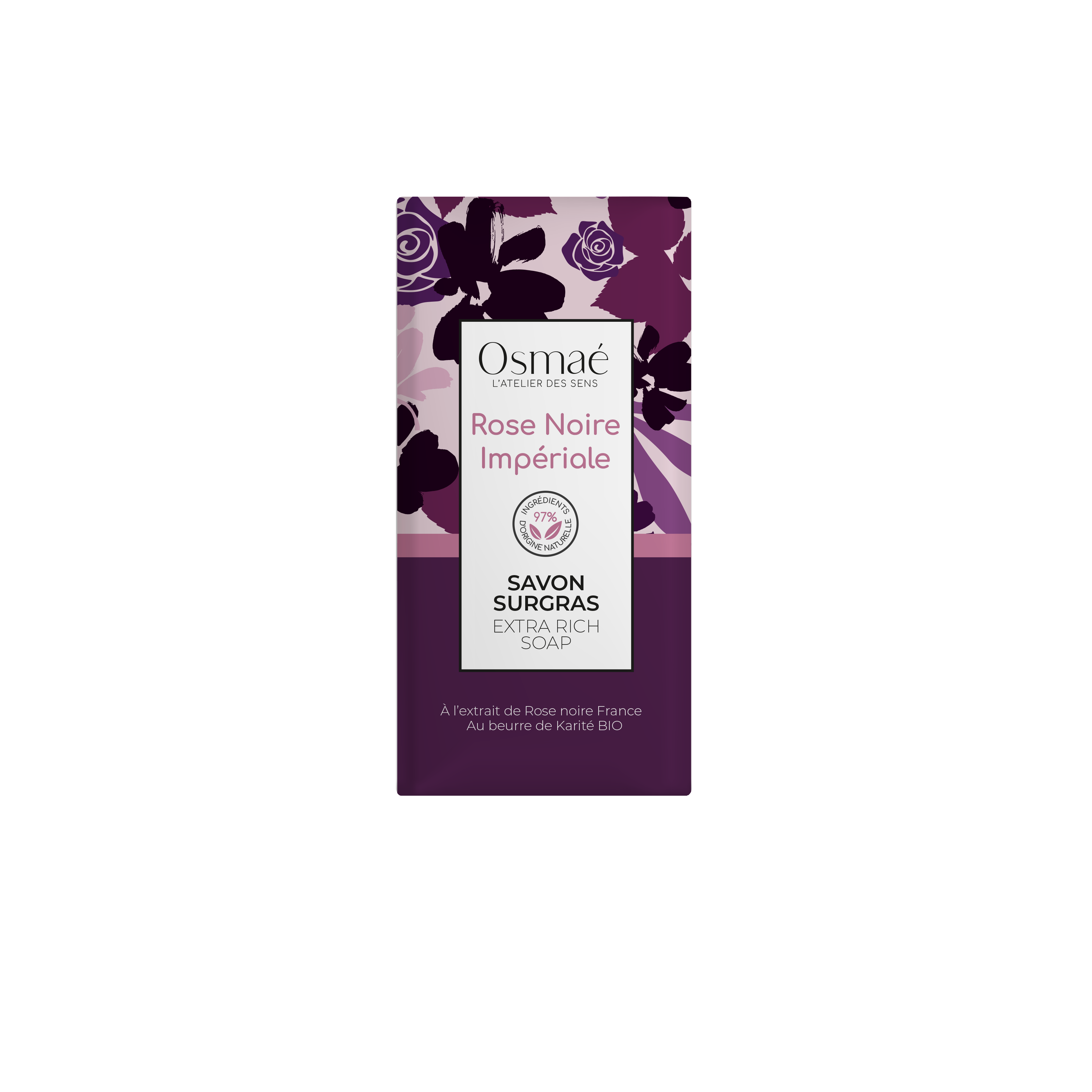 Savon surgras Rose Noire Impériale
