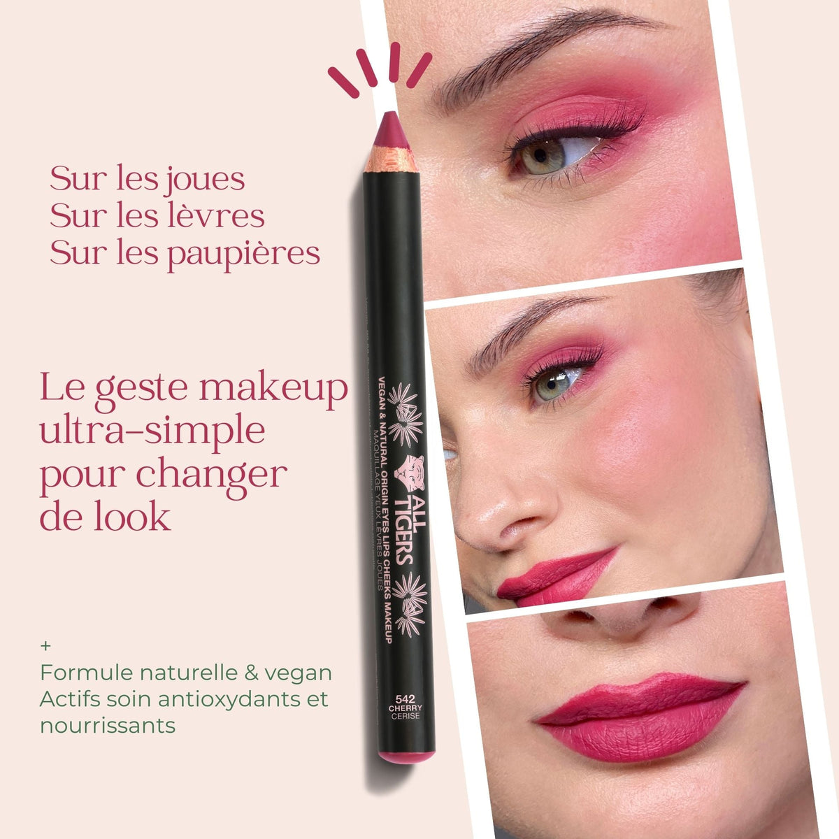 MULTI Eyes, Lips, Cheeks | Cherry 542