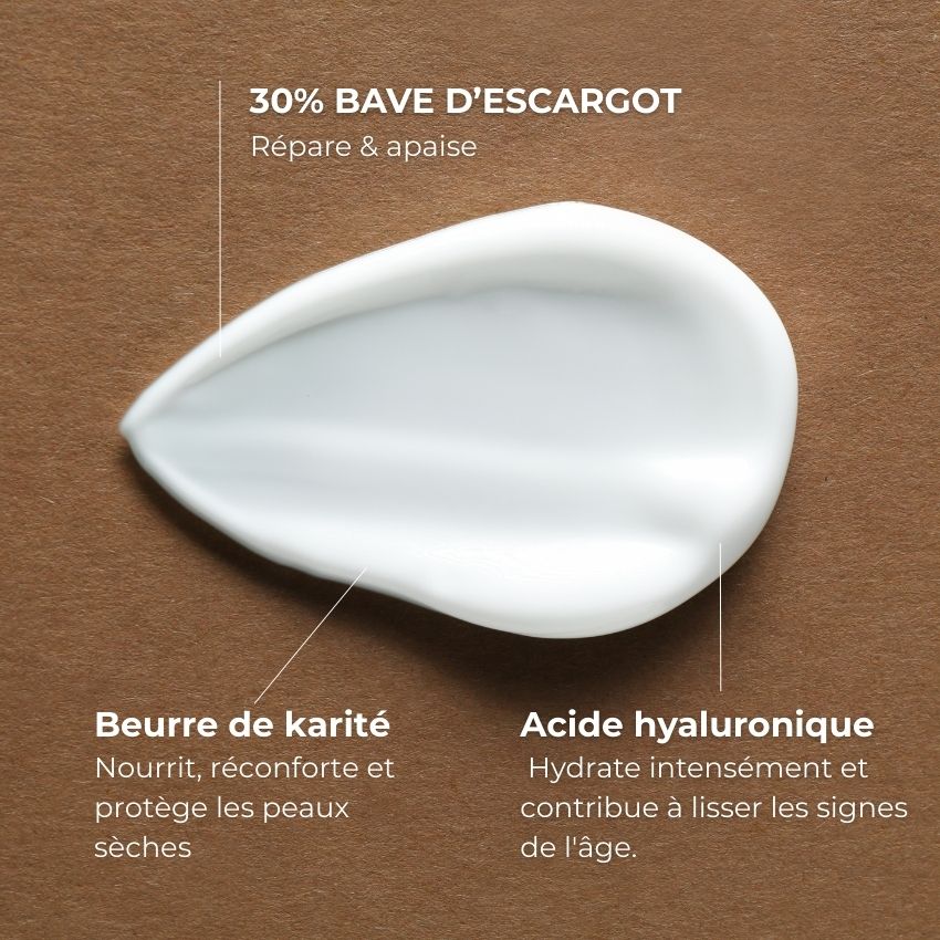 Routine Anti-âge fermeté à la bave d'escargot