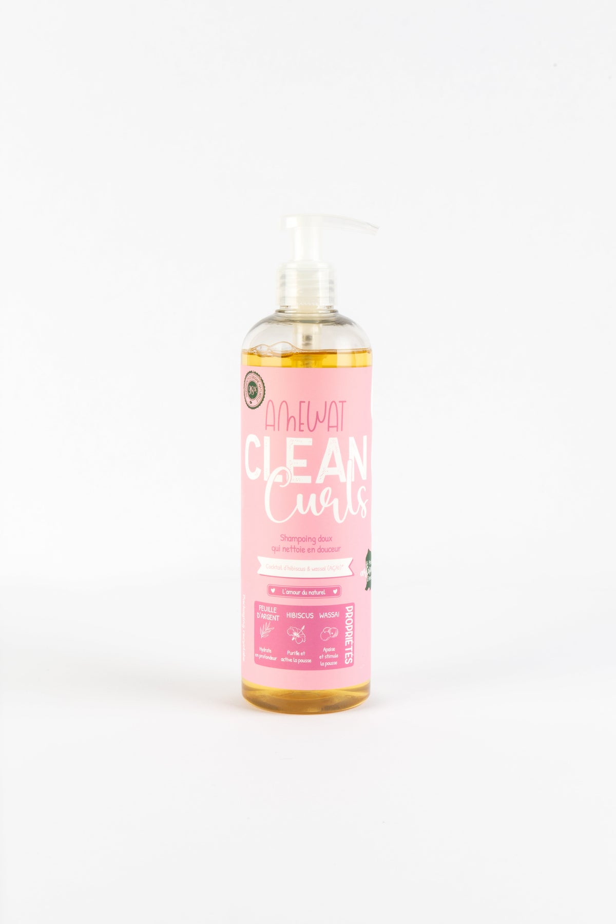 Clean Curls 🫐 Ultra-gentle shampoo with silver leaf and hibiscus LFB