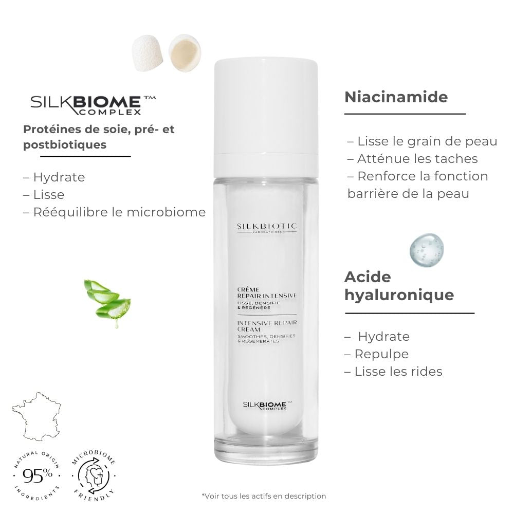 Intensive Repair Cream – Face – 50ml – SILKBIOTIC