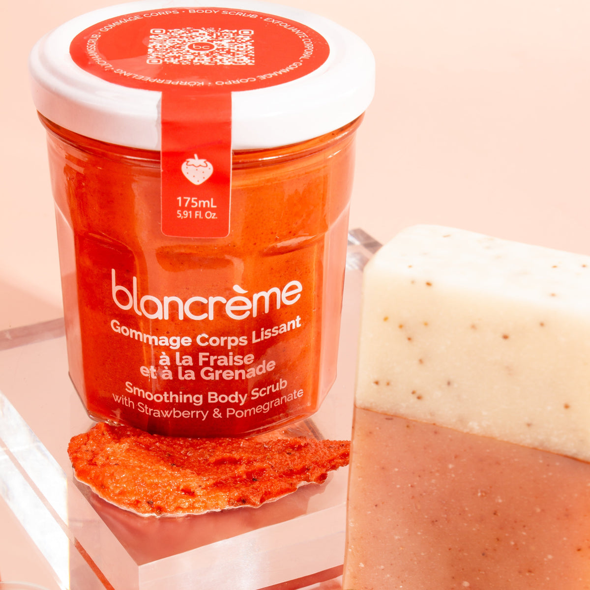 Smoothing Body Scrub - Strawberry & Pomegranate