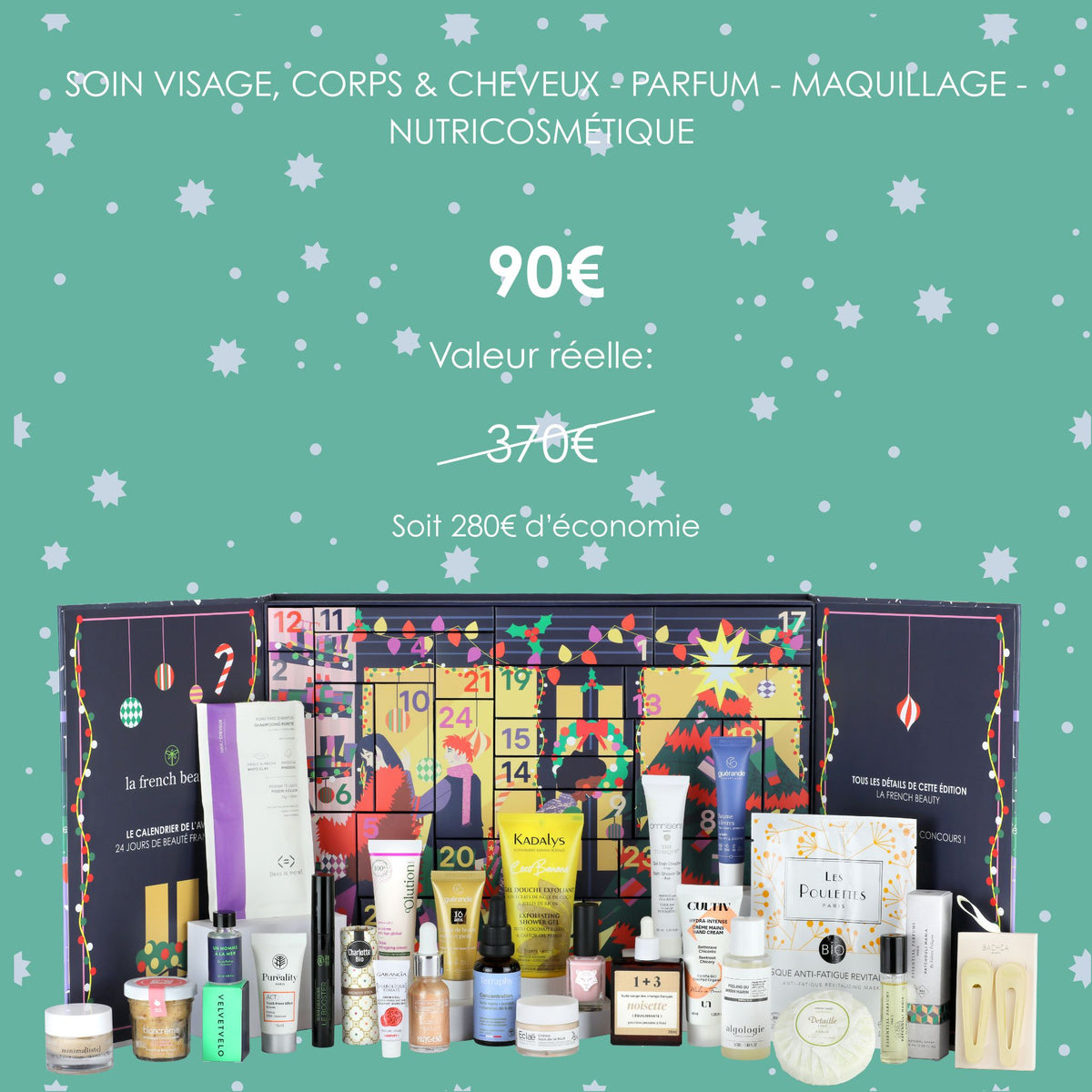 Calendrier de l'Avent La French Beauty 2026 - 24 pépites françaises