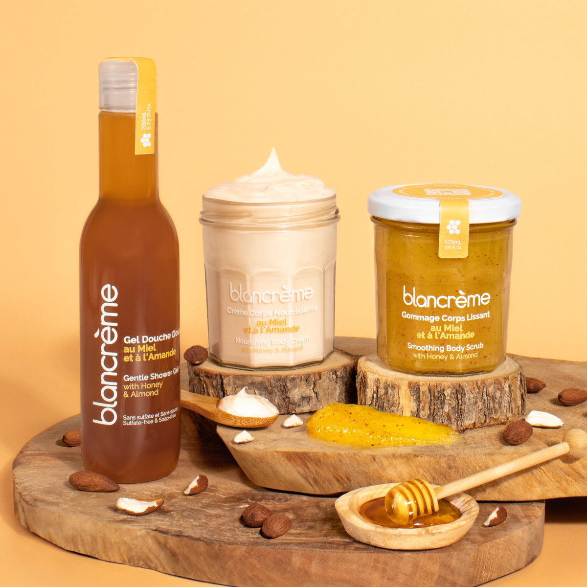 Crème corps nourrissante - Miel & Amande