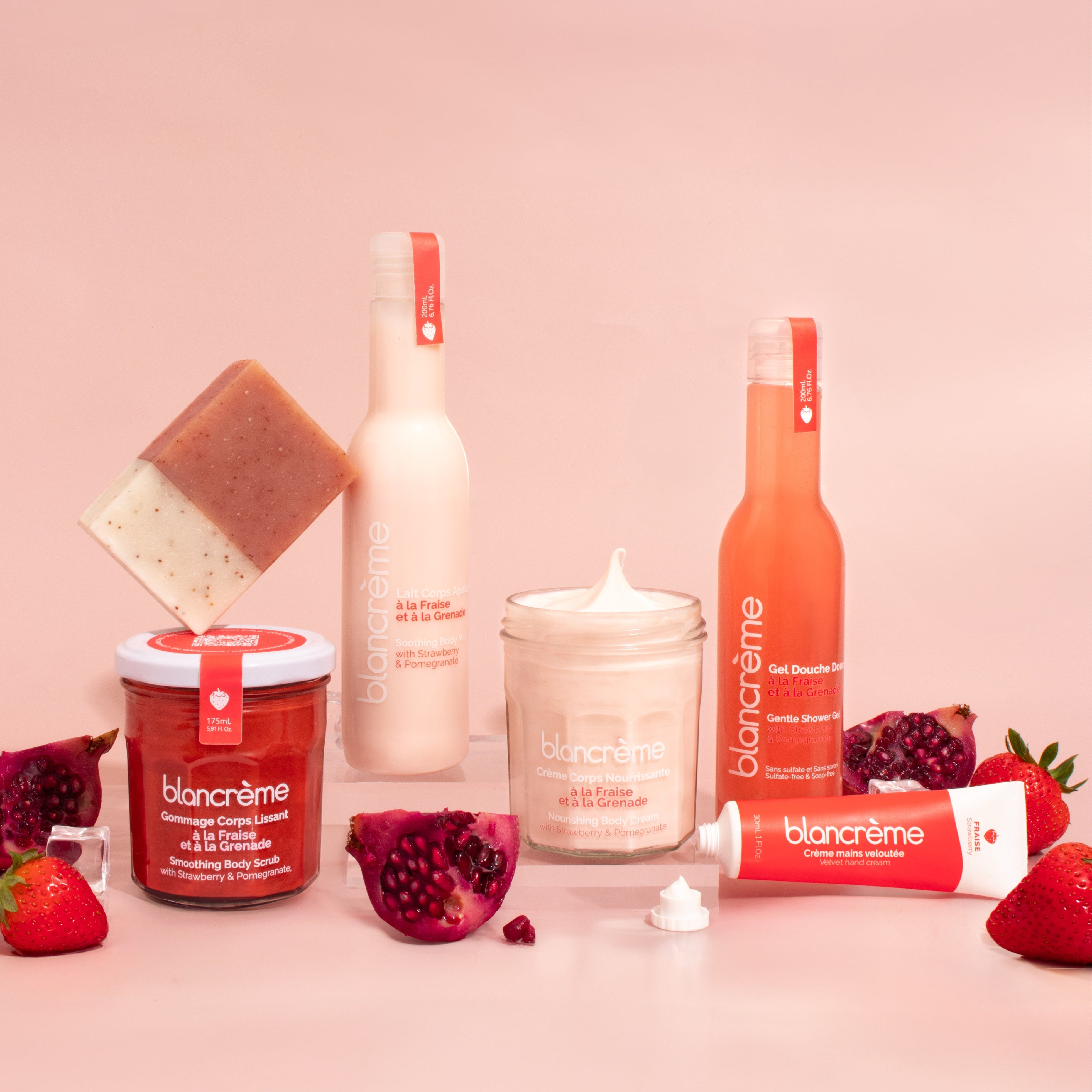 Smoothing Body Scrub - Strawberry & Pomegranate