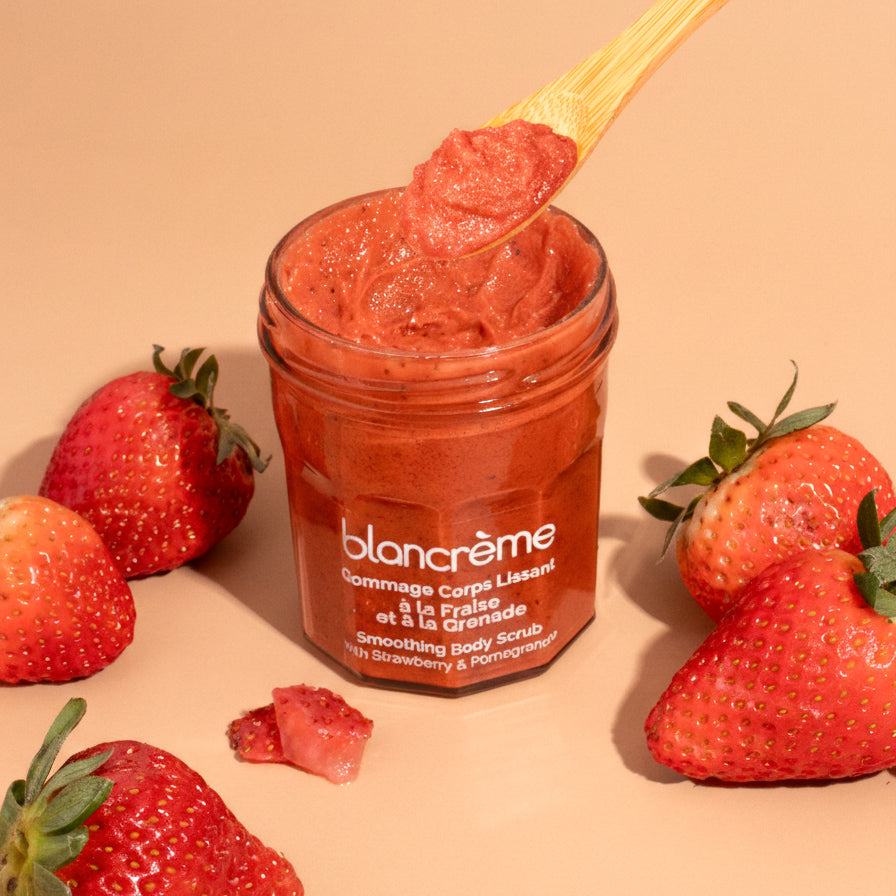 Gommage corps lissant - Fraise & Grenade