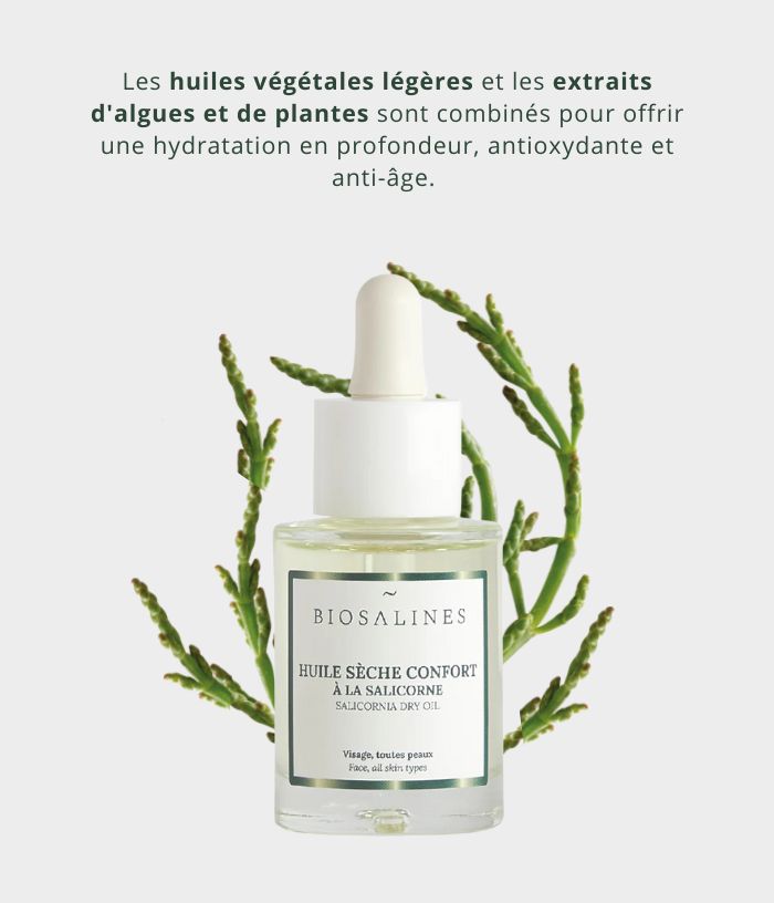 Huile sèche confort à la salicorne