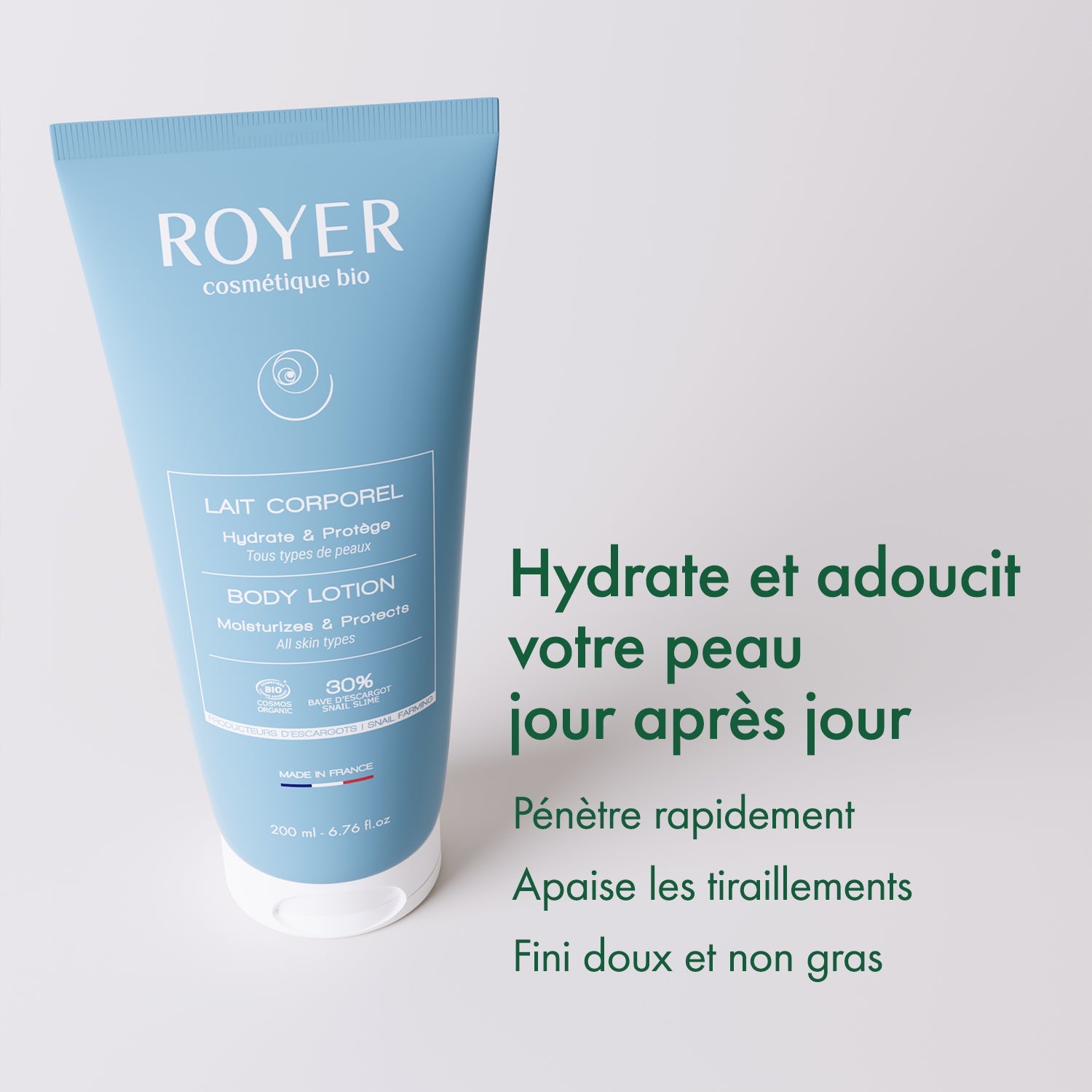Organic snail slime body lotion