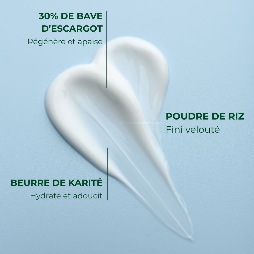 Lait corps à la bave d'escargot