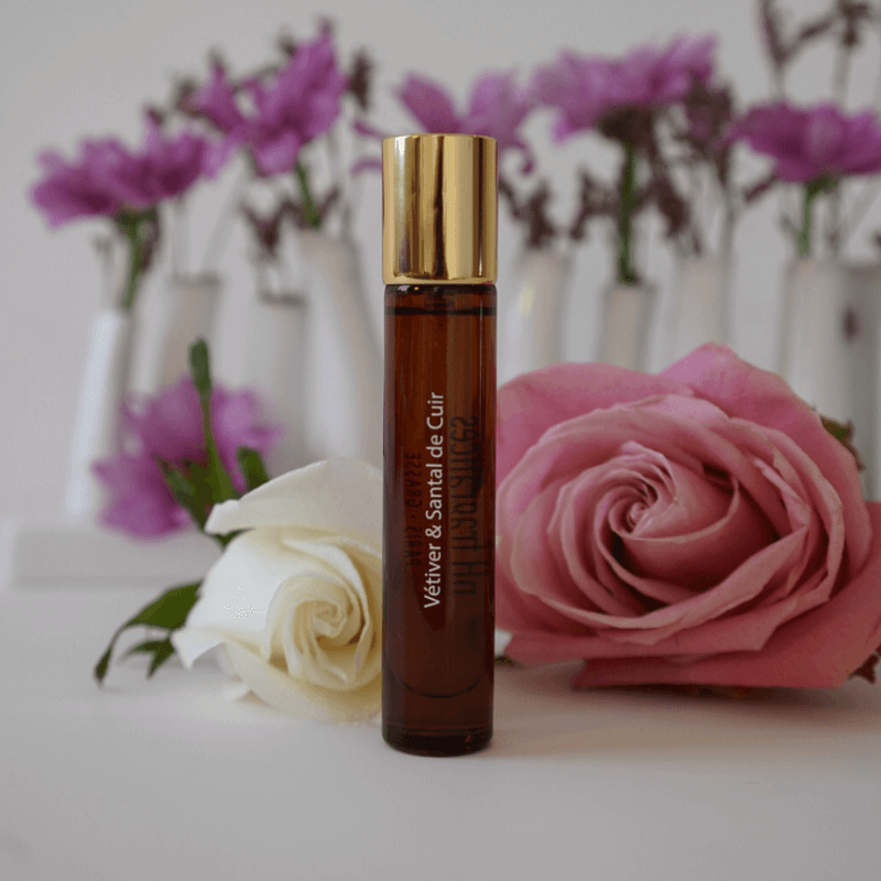 Parfum Vétiver & Santal de Cuir