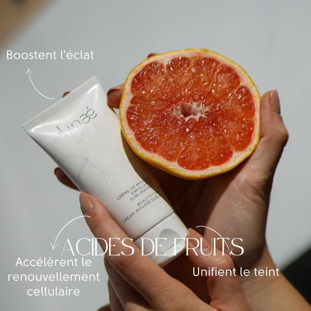 Crème de mousse exfoliante sublimatrice