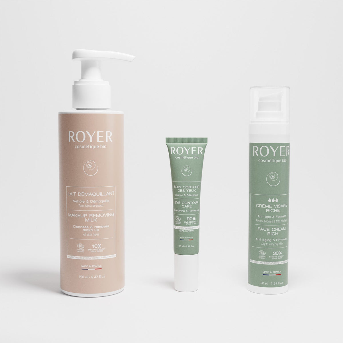 Anti-aging firming routine with snail slime