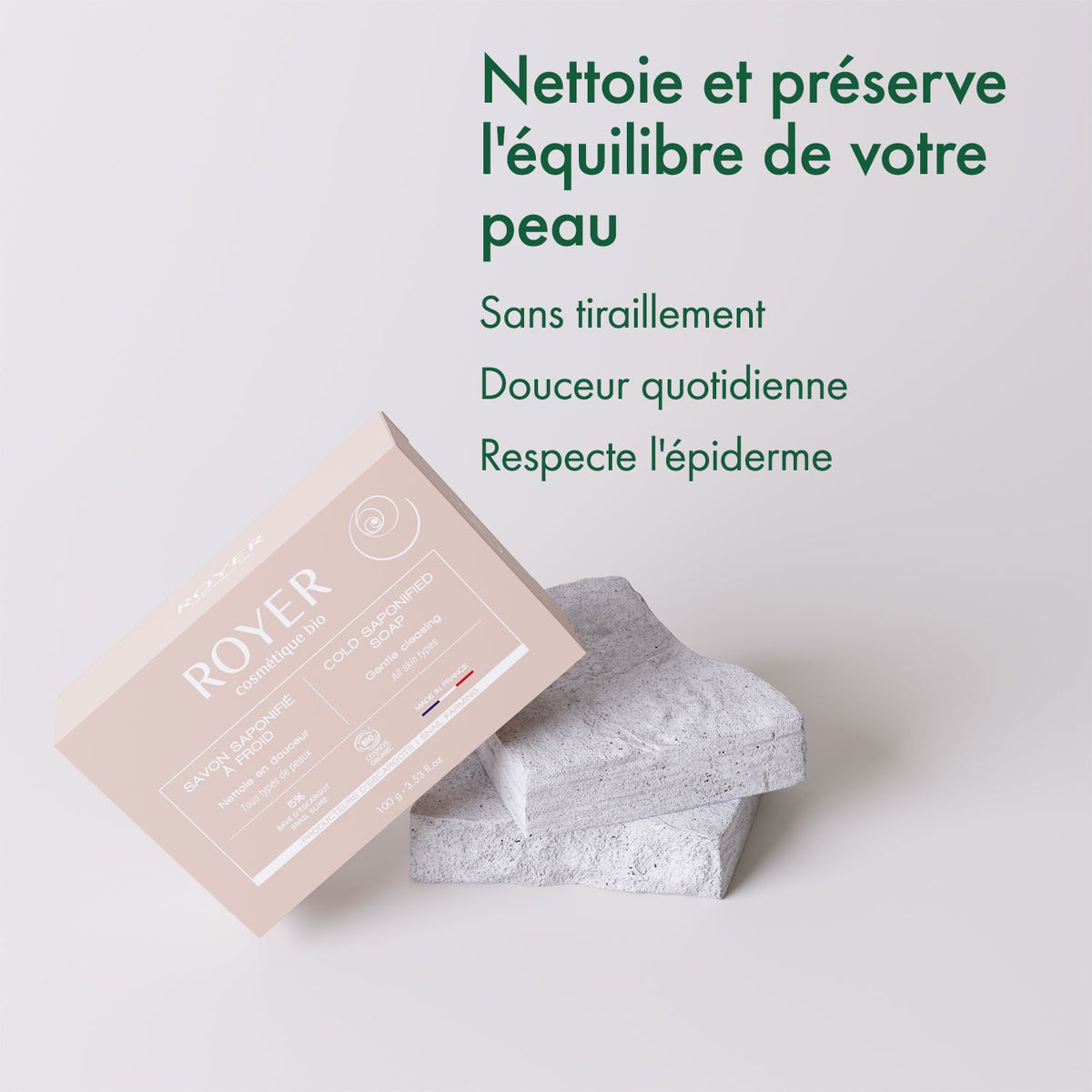 Organic solid snail slime soap