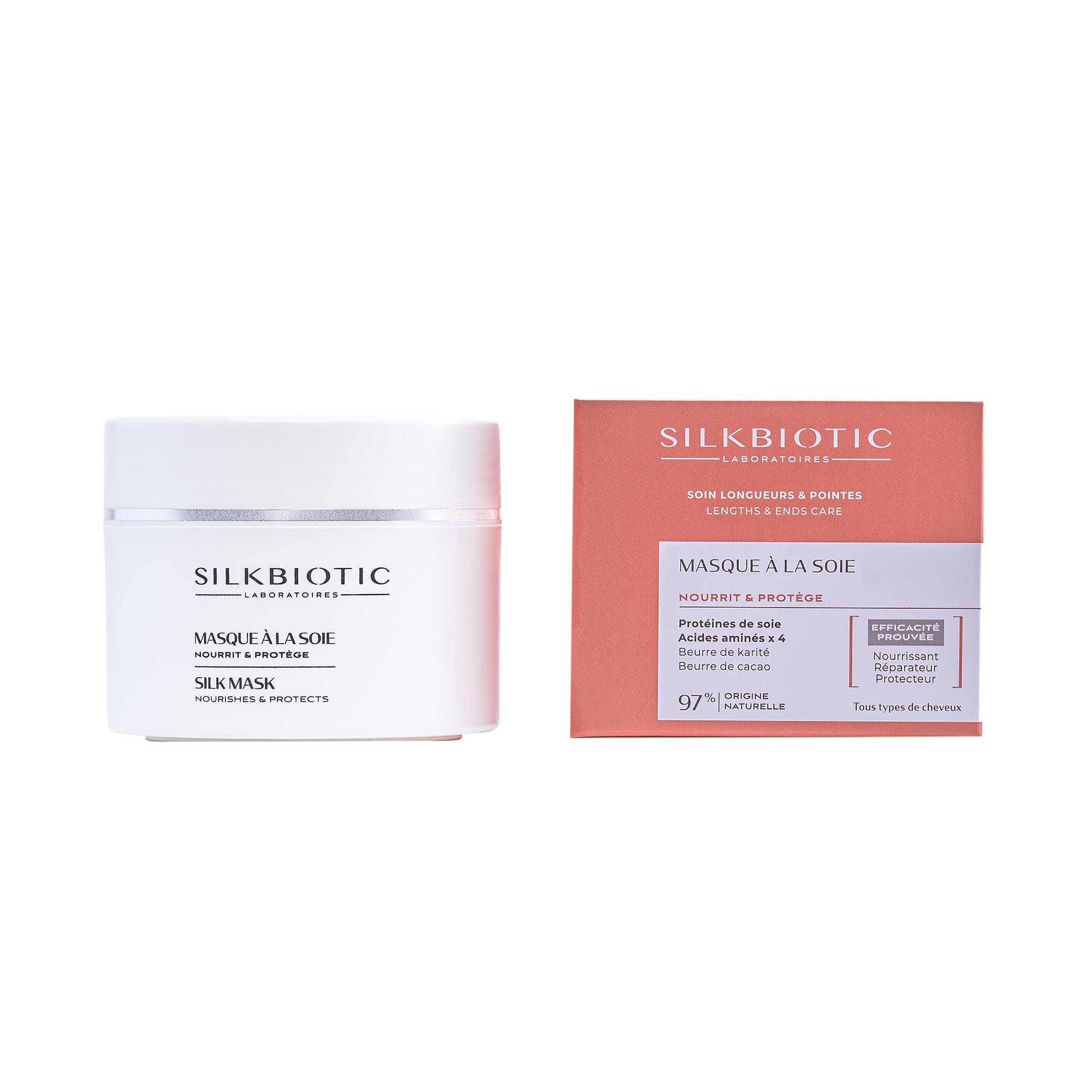 SILKBIOTIC Masque à la soie - Soin Longueurs et pointes - 200ml