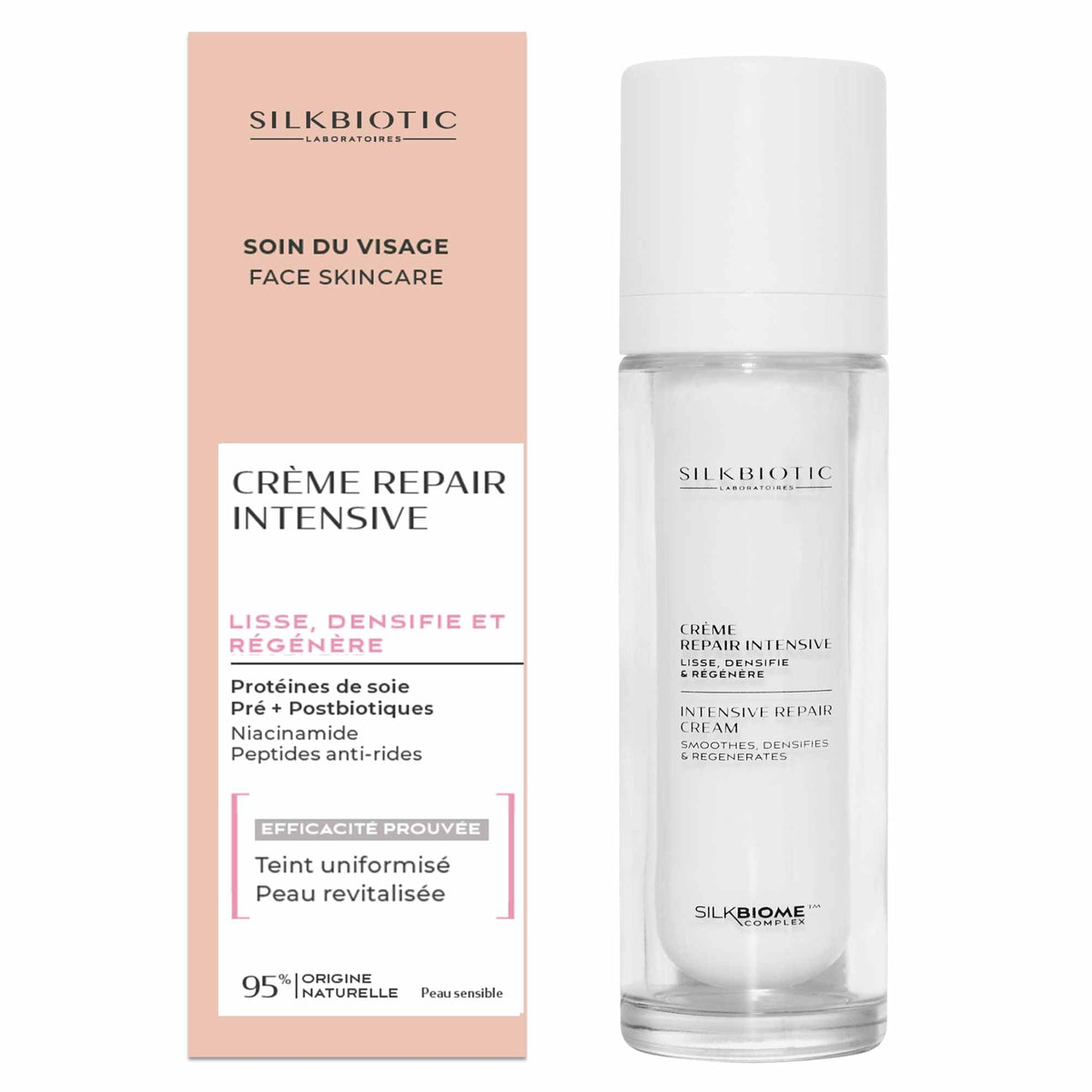 Intensive Repair Cream – Face – 50ml – SILKBIOTIC