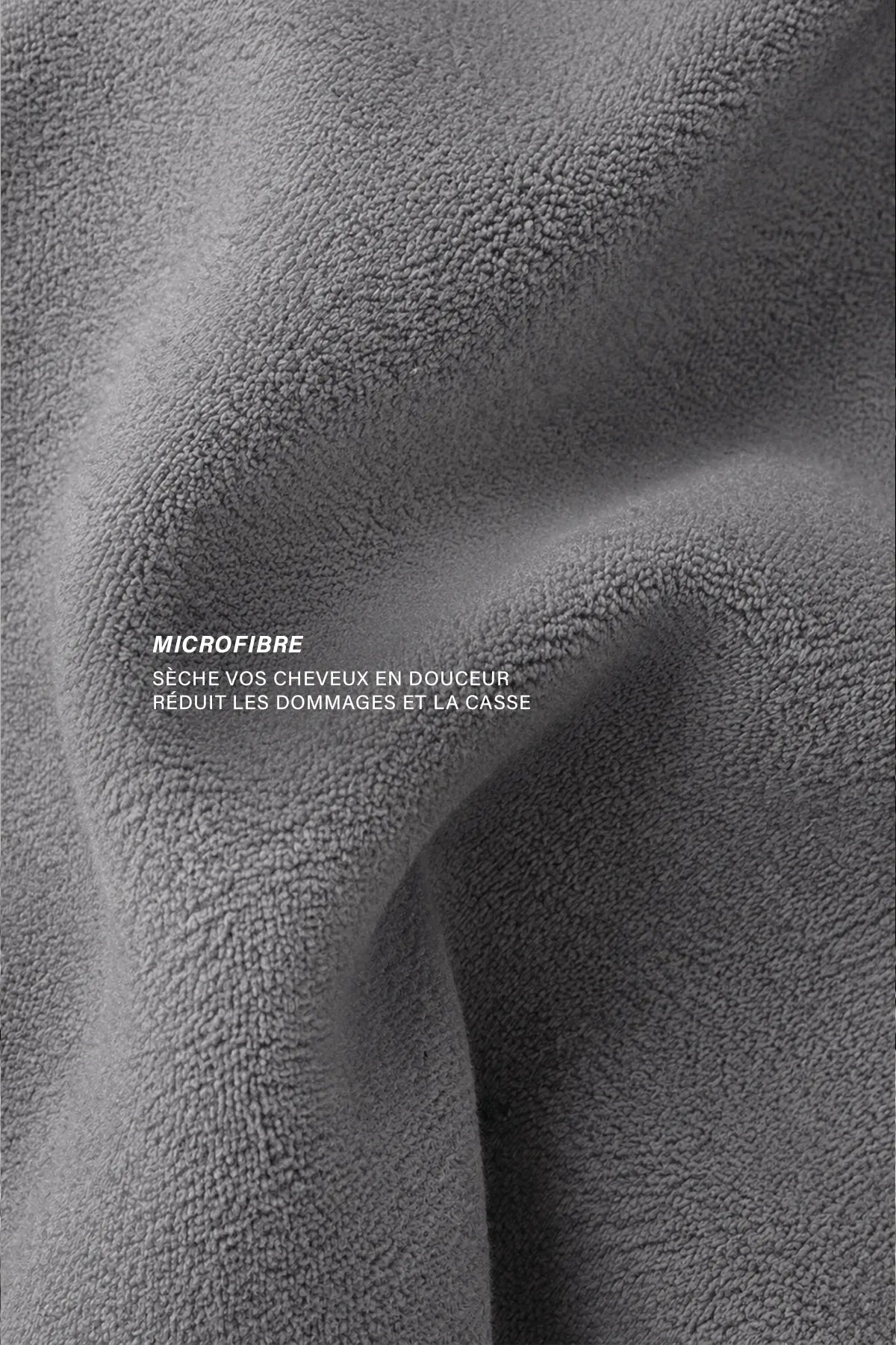 Serviette Cheveux Réversible Microfibre & Satin - Hair Towel