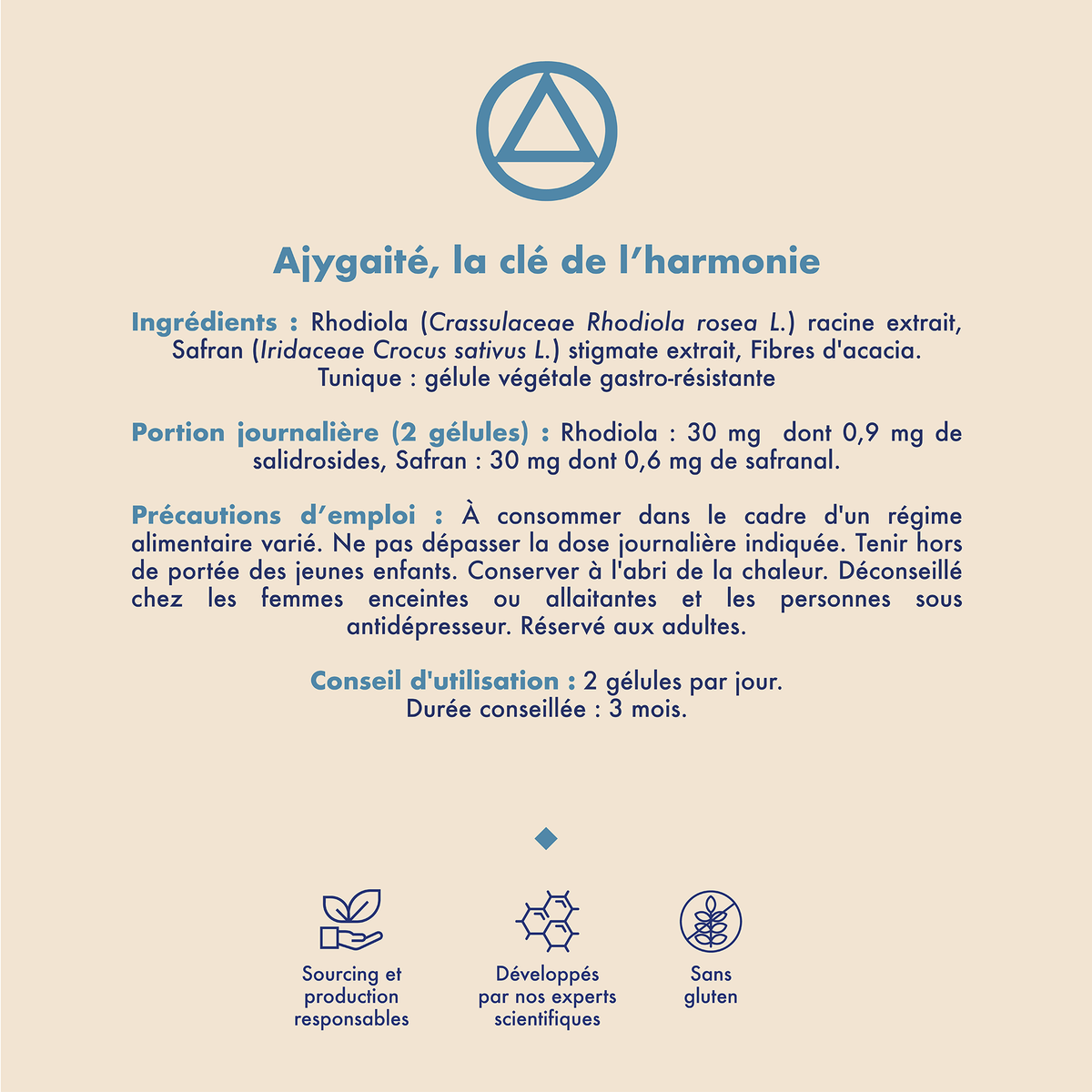 AJYGAITÉ - Food Supplements - Emotional Balance