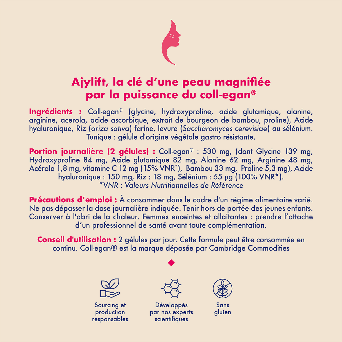 AJYLIFT - Coll-egan®️ - The Collagen of the Future