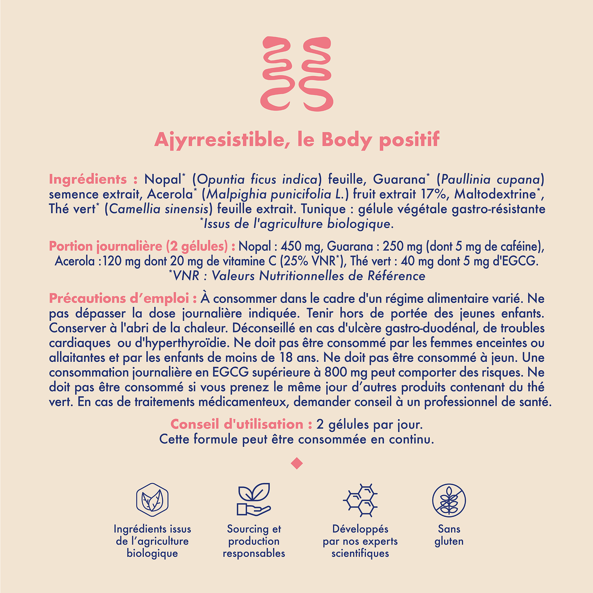 AJYRRÉSISTIBLE BIO - Food supplements - Slimming