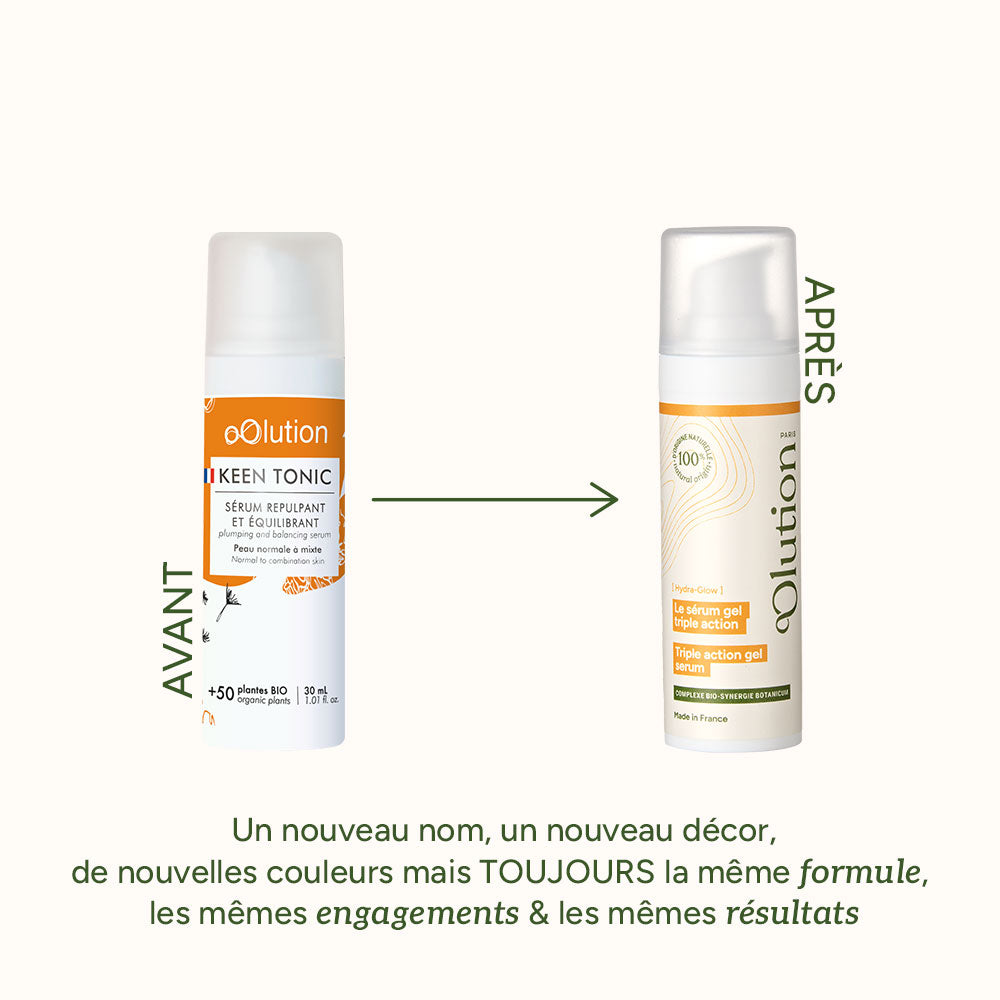 The triple-action gel serum