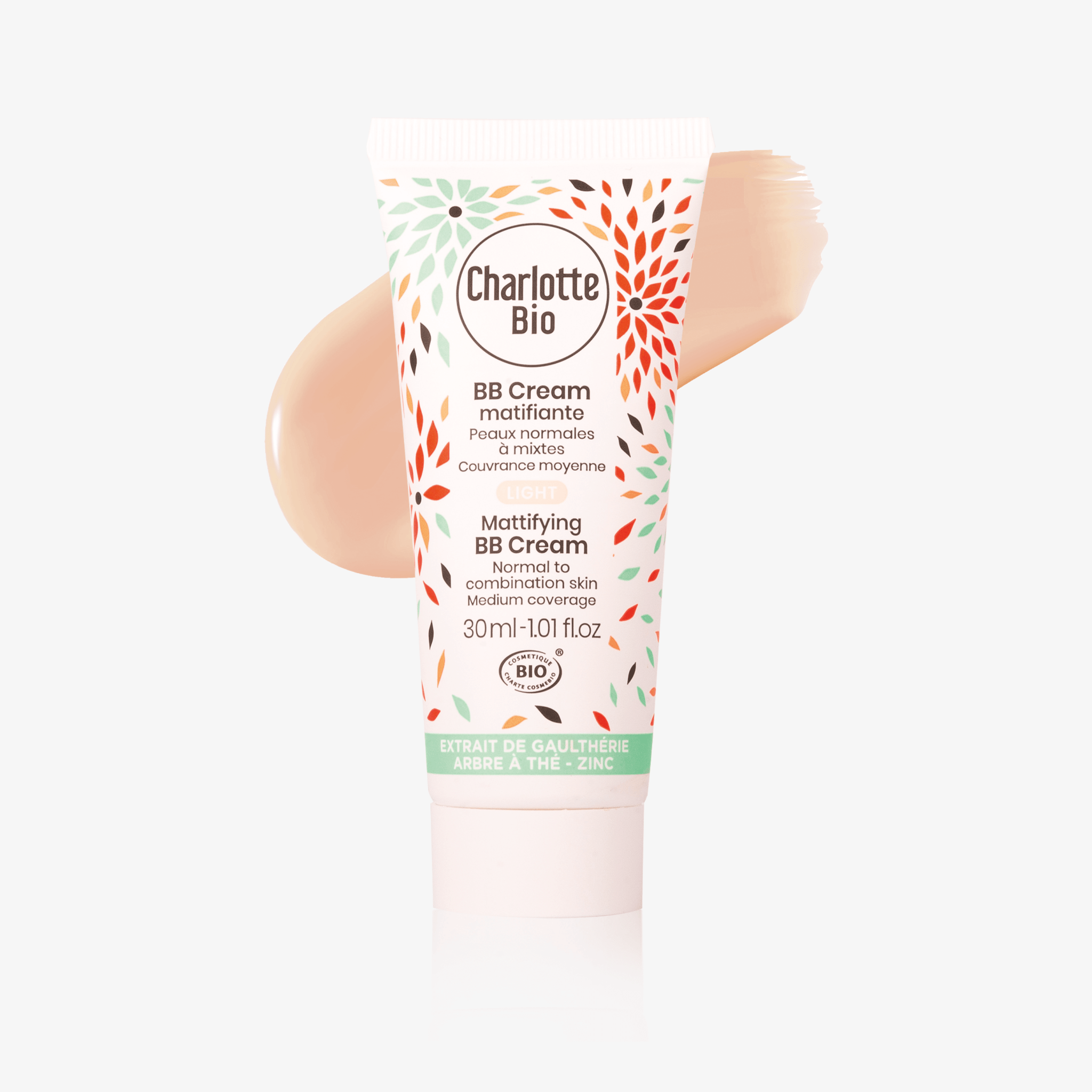 Organic mattifying BB cream