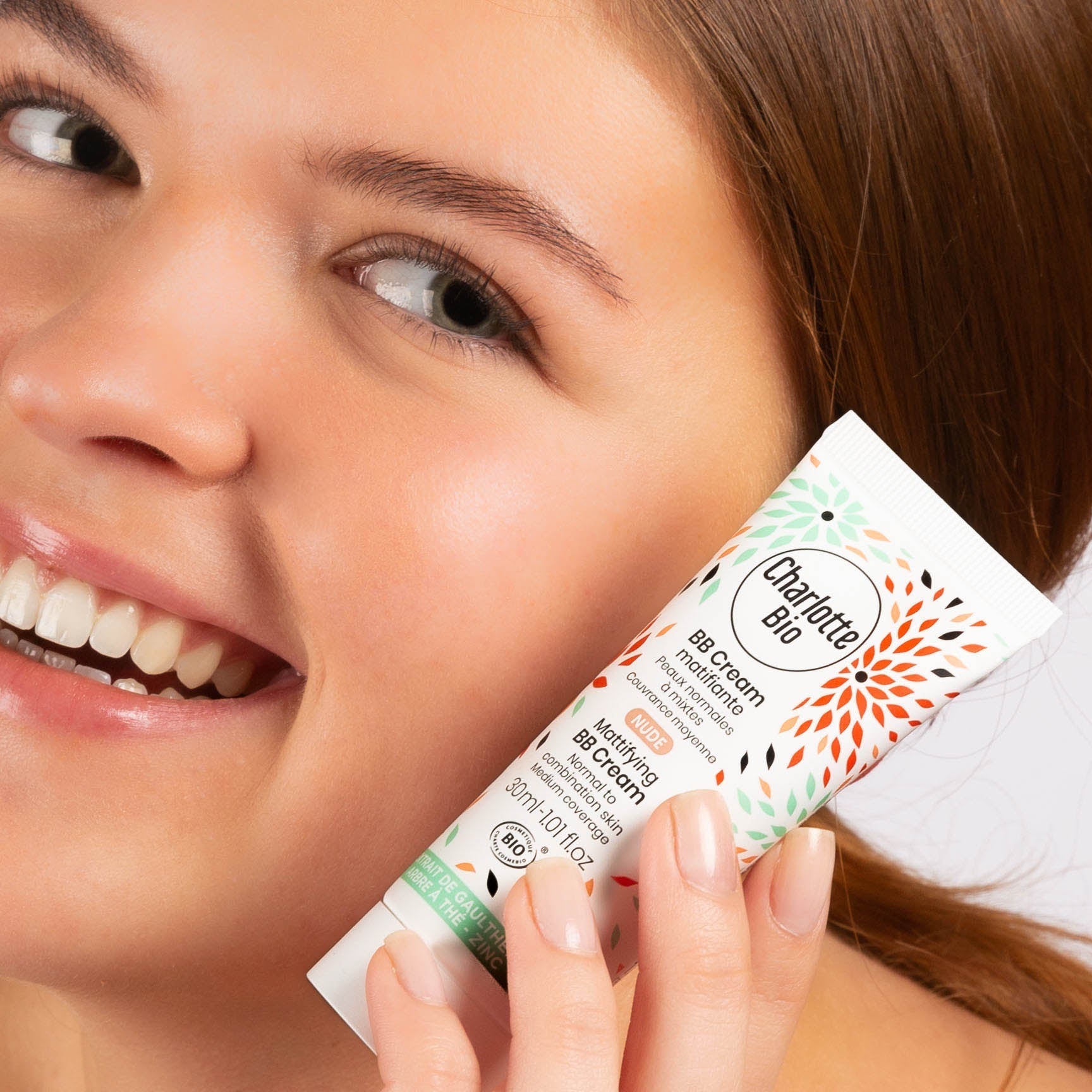 Organic mattifying BB cream