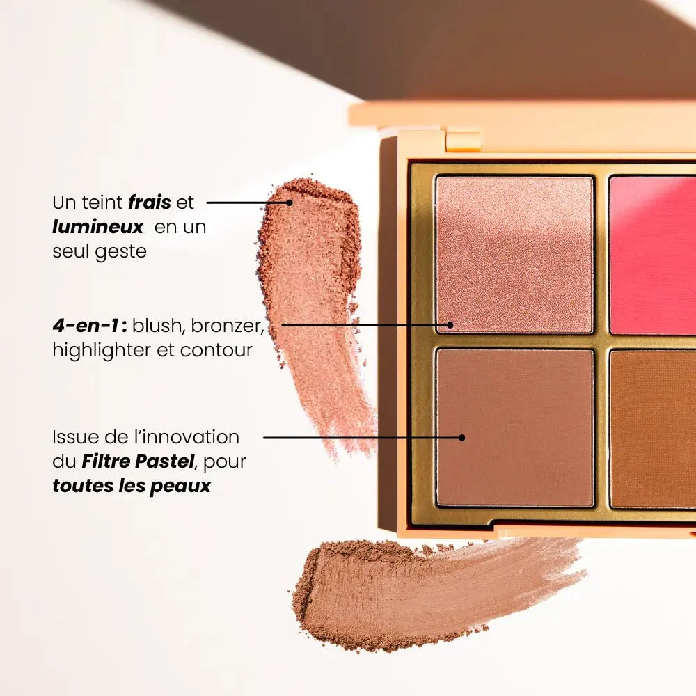 Duo la palette bonne mine + le pinceau