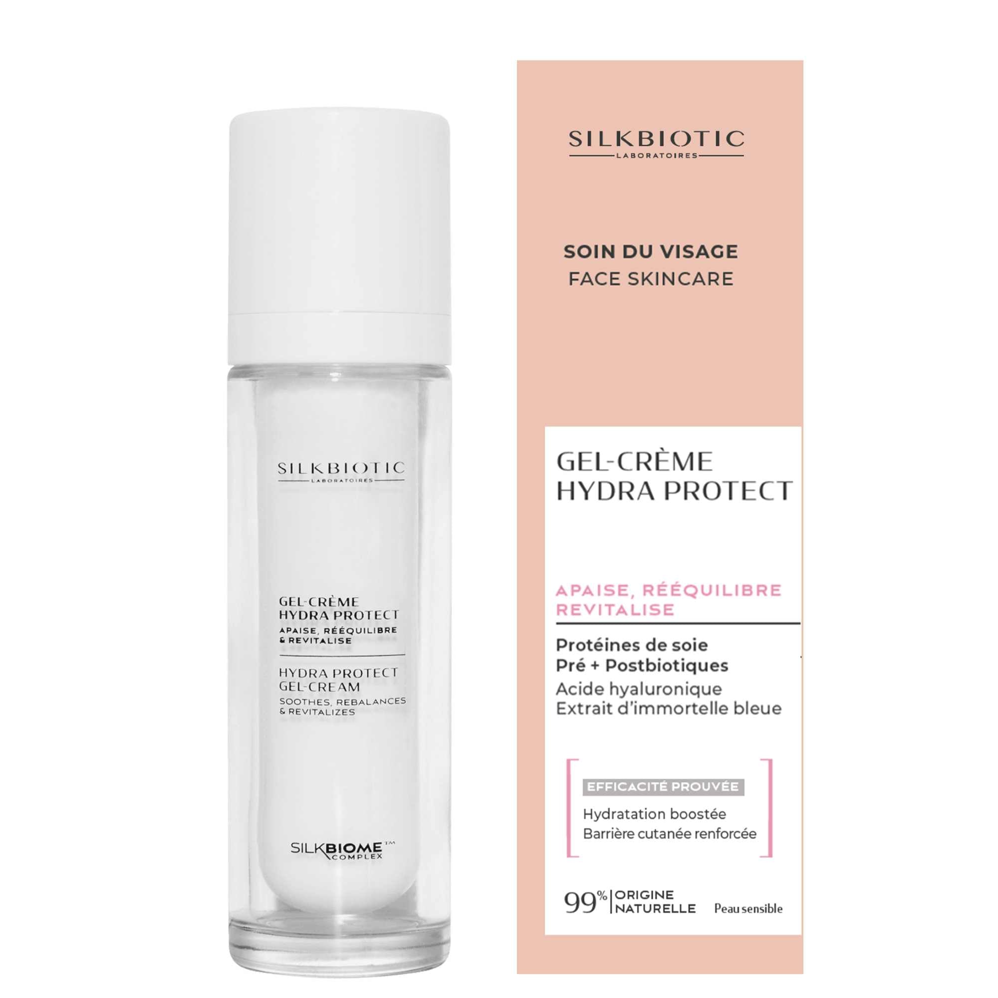 Hydra Protect Cream-Gel – Face – 50ml – SILKBIOTIC