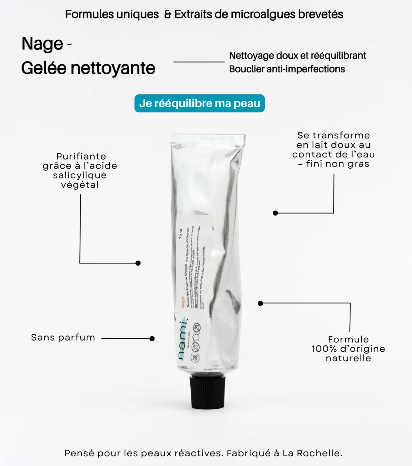 Nage – Gelée nettoyante rééquilibrante