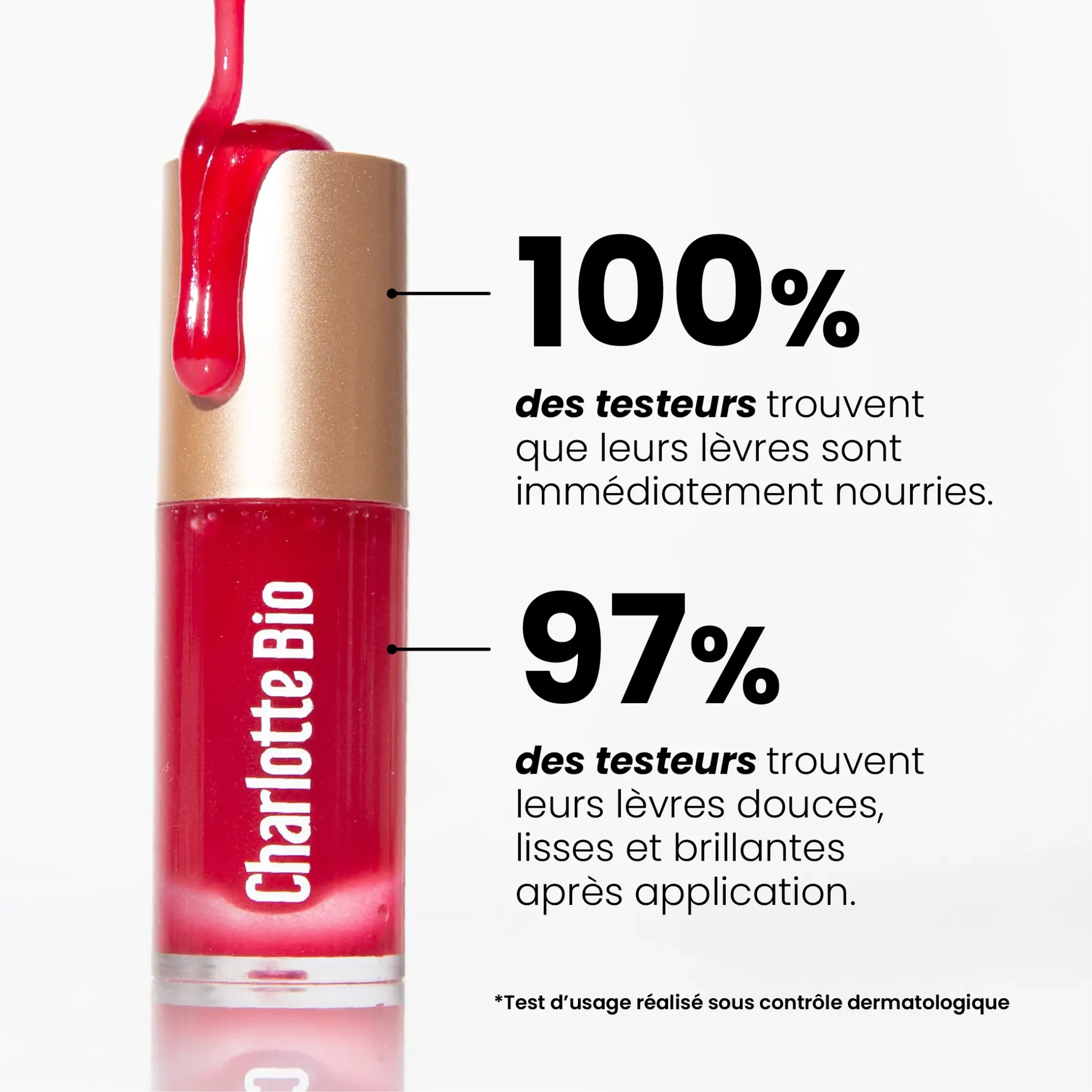 Organic lip oil