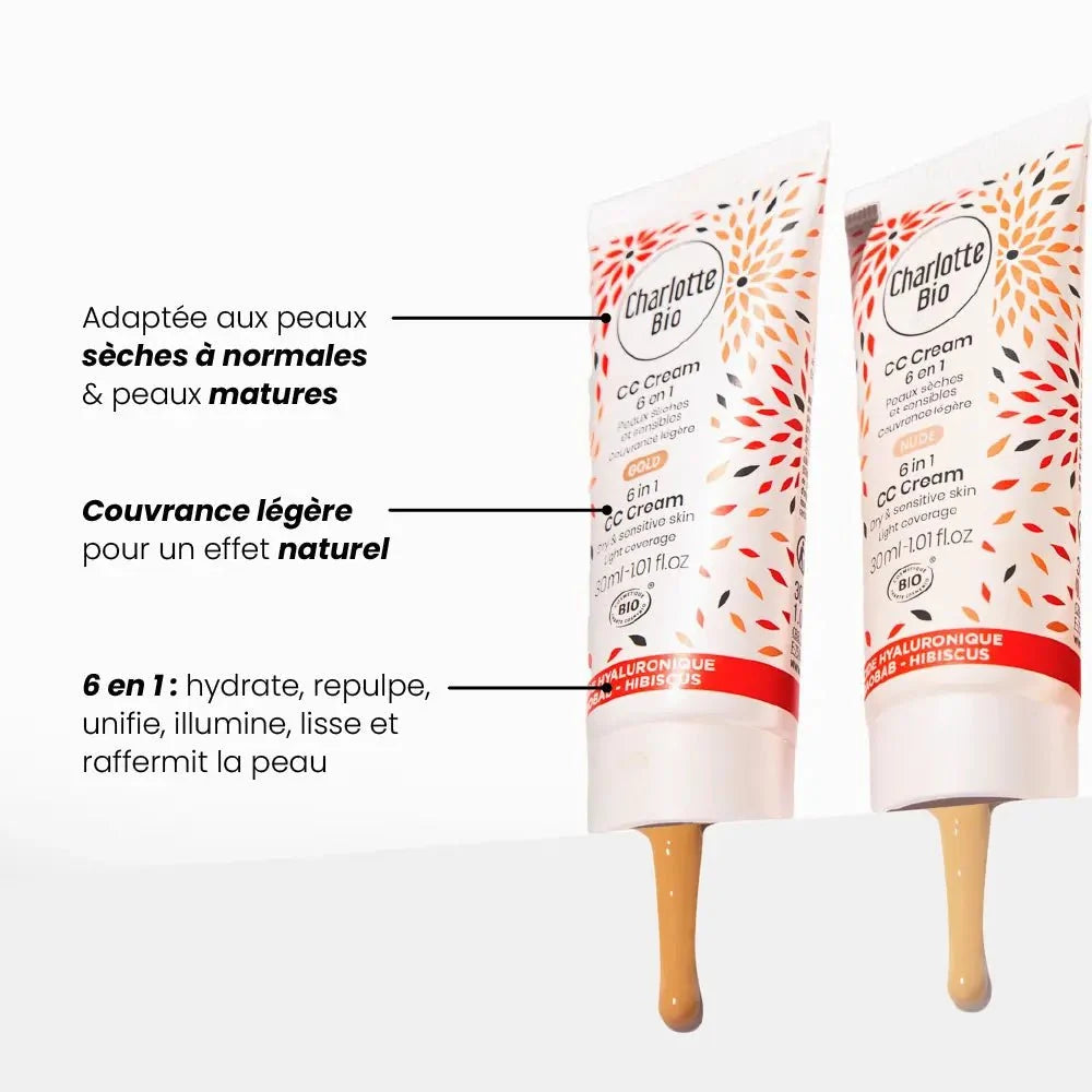 Organic CC Cream Light - For fair skin