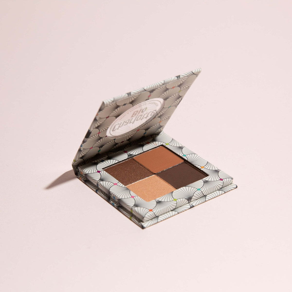 Organic Eyeshadow Quad - Nude Brown