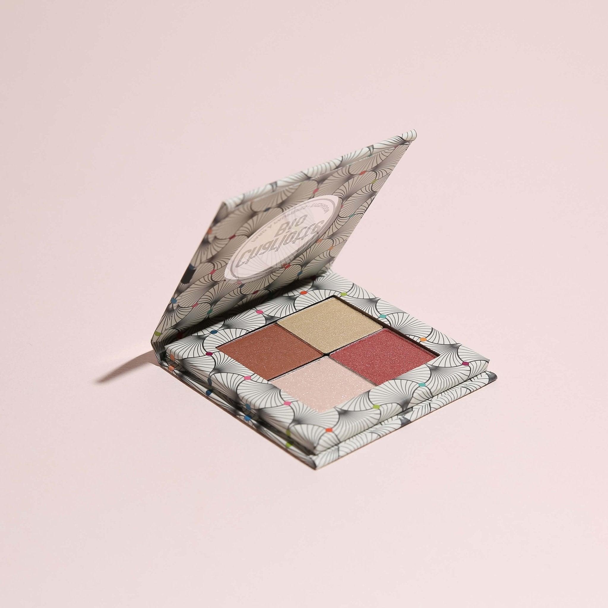 Palette de 4 fards à paupières BIO - Nude Rose