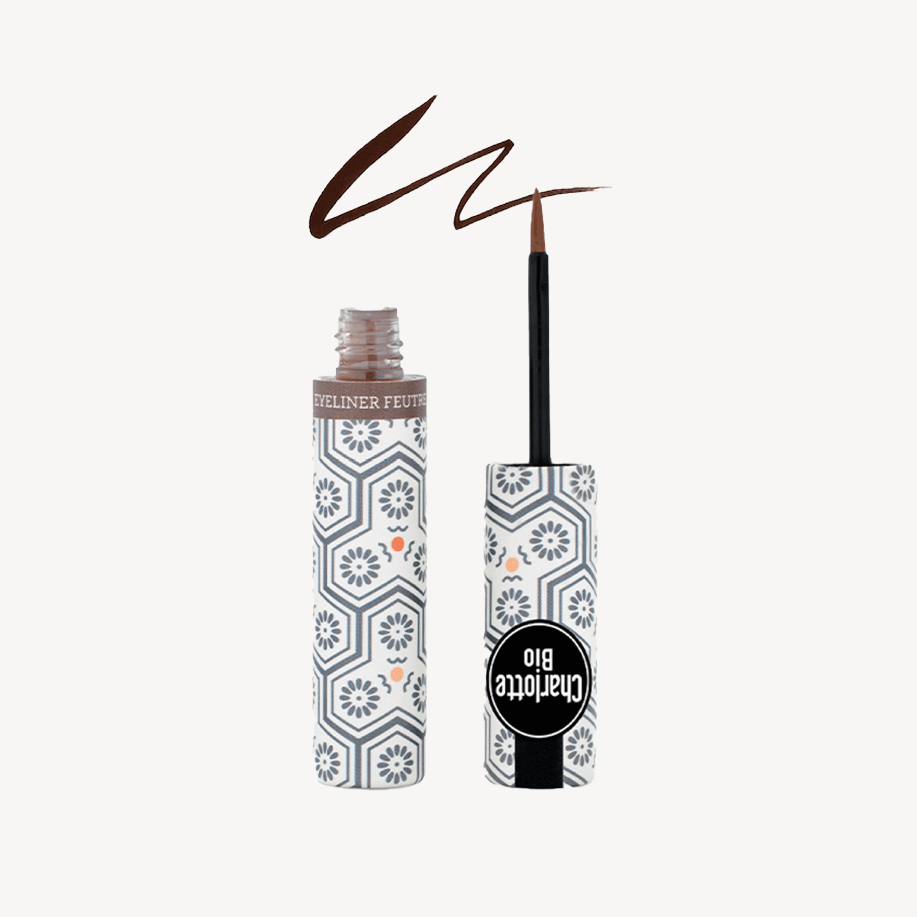 Organic felt-tip eyeliner
