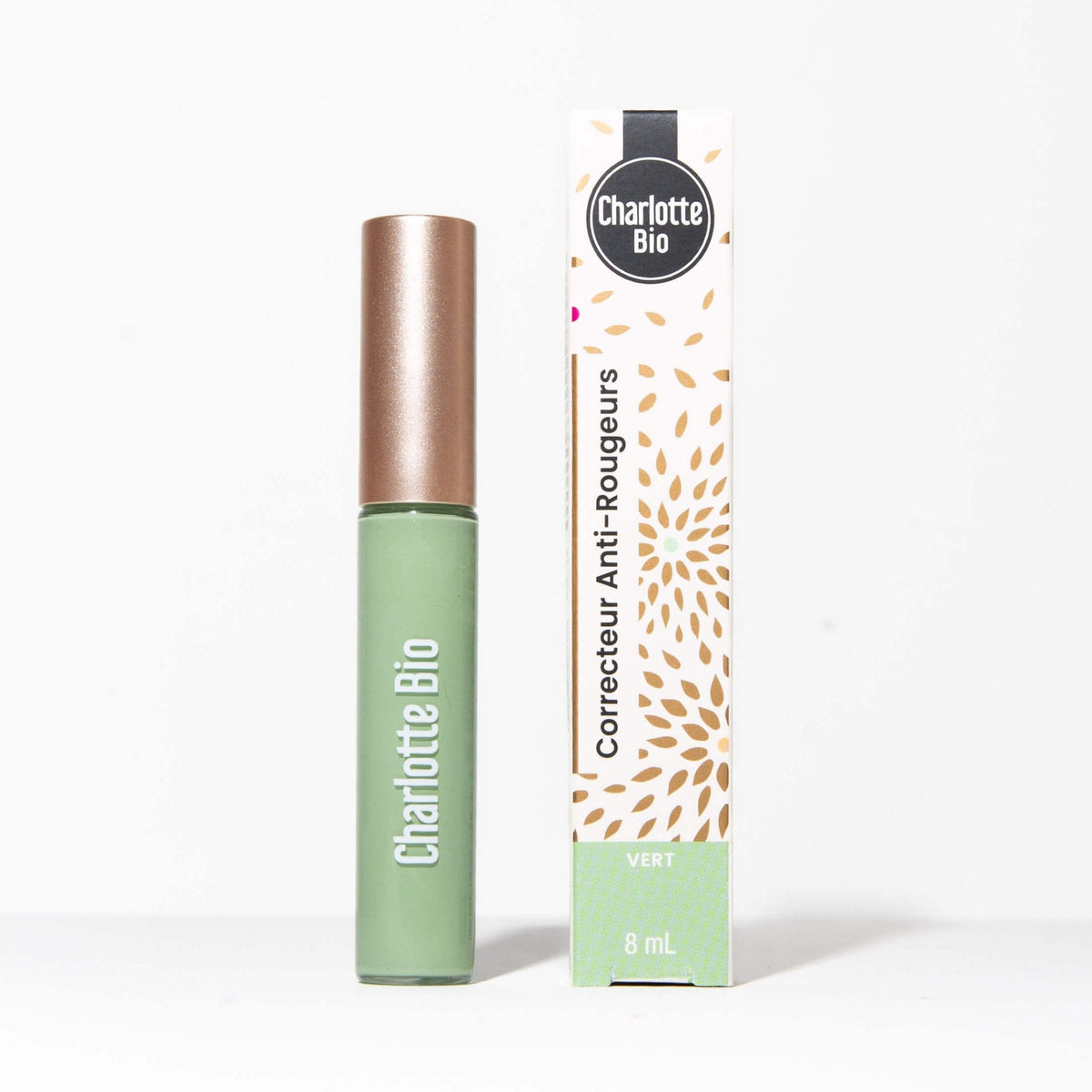 Organic anti-redness green concealer