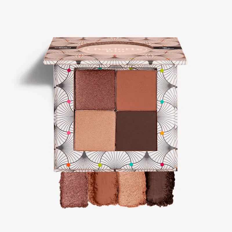 Organic Eyeshadow Quad - Nude Brown