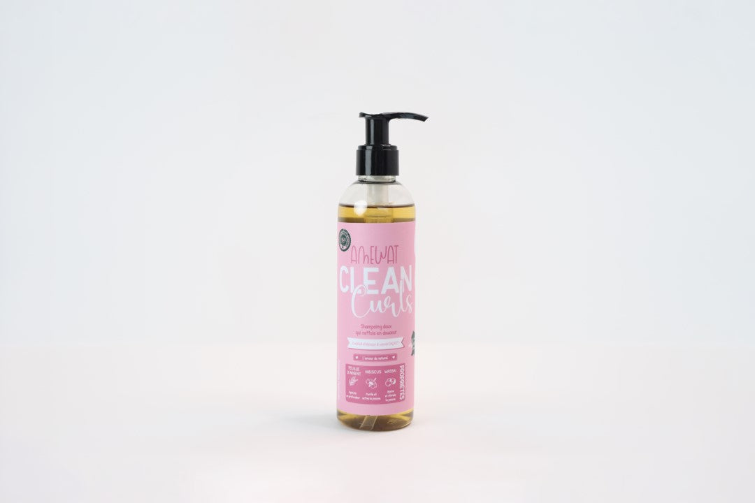 Clean Curls 🫐 Shampoing ultra doux à la feuille d'argent et hibiscus LFB