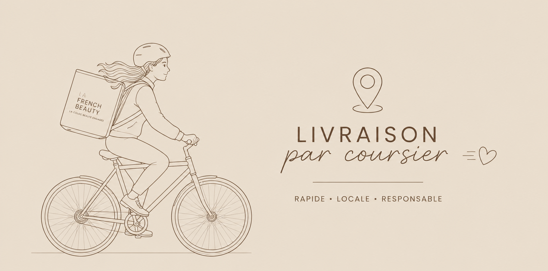 La French Beauty propose désormais la livraison par coursier 7 jour/7