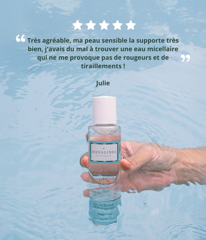 Micellar cleansing water with aloe vera