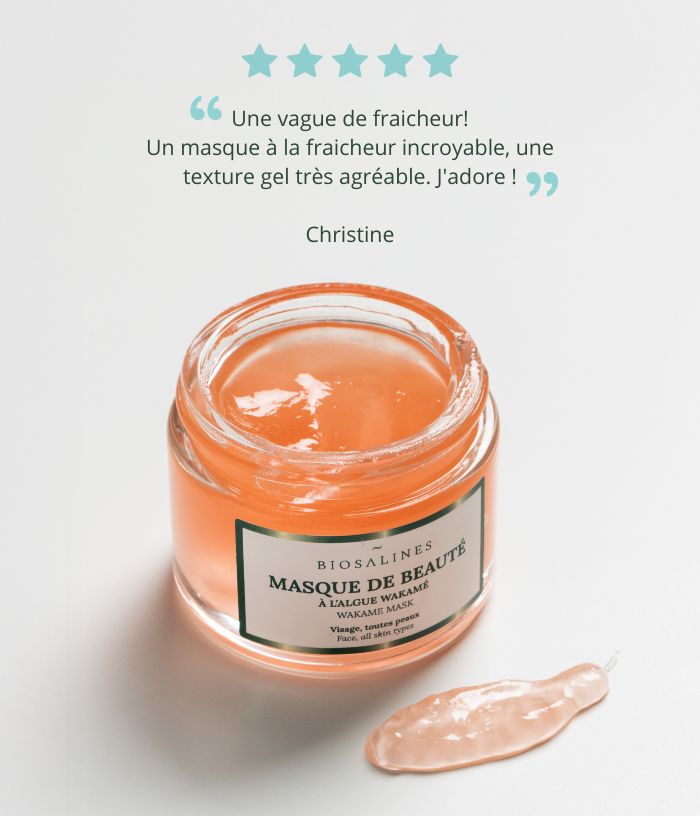 Masque de beauté à l’algue wakamé
