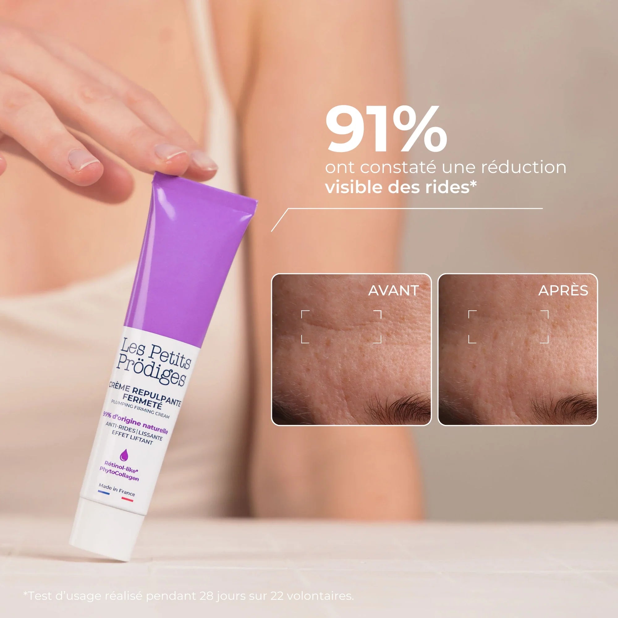La Crème Repulpante, Fermeté