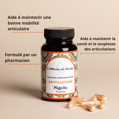 Douleurs Articulaires - Nigelle & Thymoquinone - 2 mois de cure