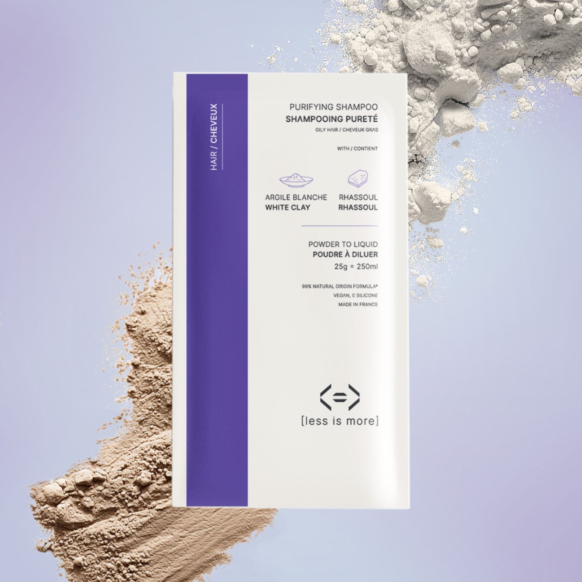 Purity shampoo [white clay + rhassoul]
