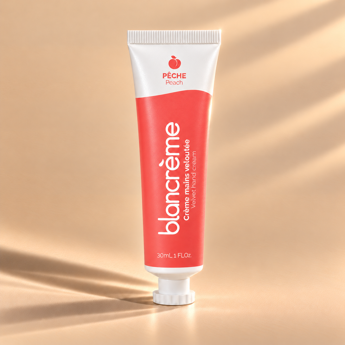 Fluweelzachte handcrème - Perzik