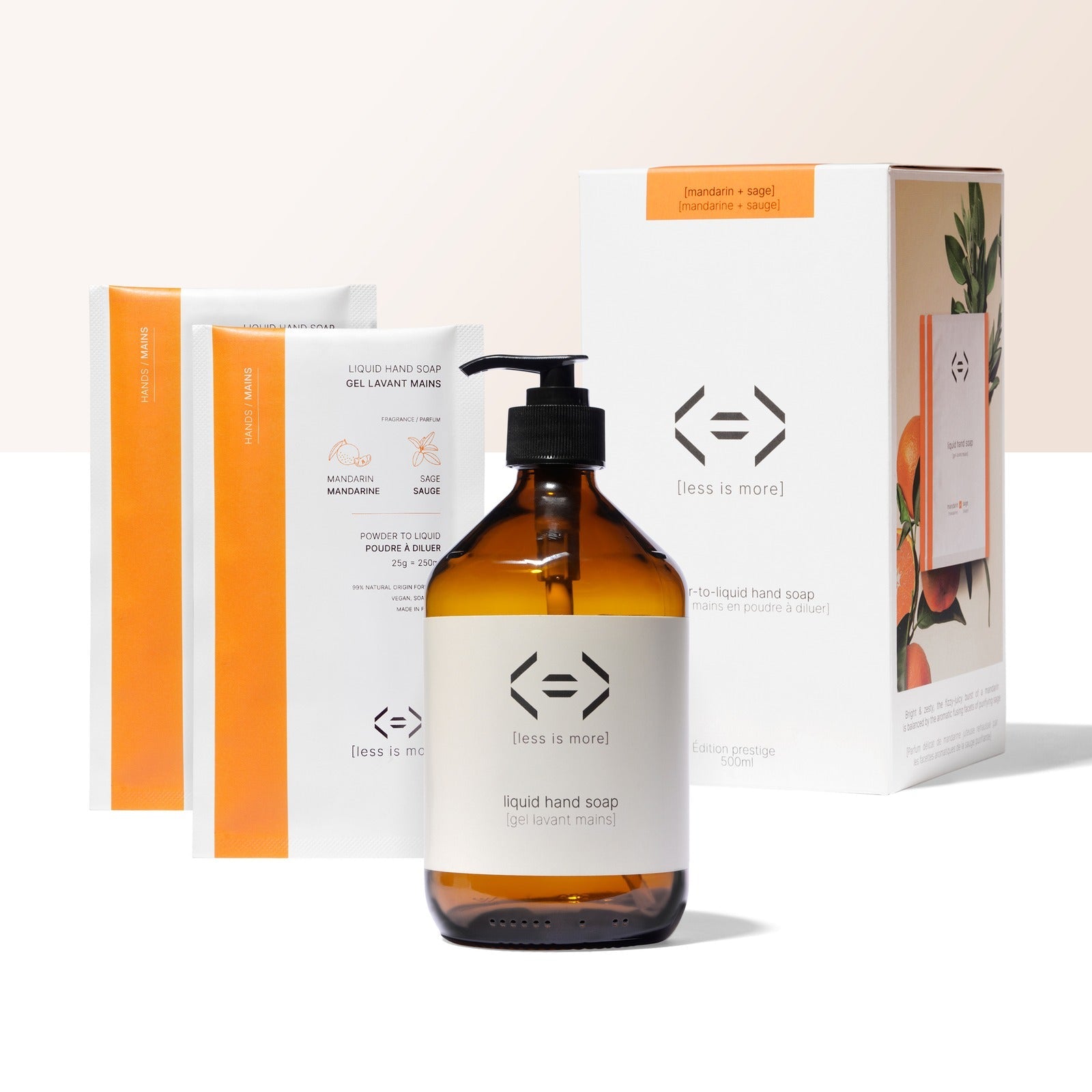 Prestige Gift Set - Hand Wash 500 ml [Tangerine + Sage]