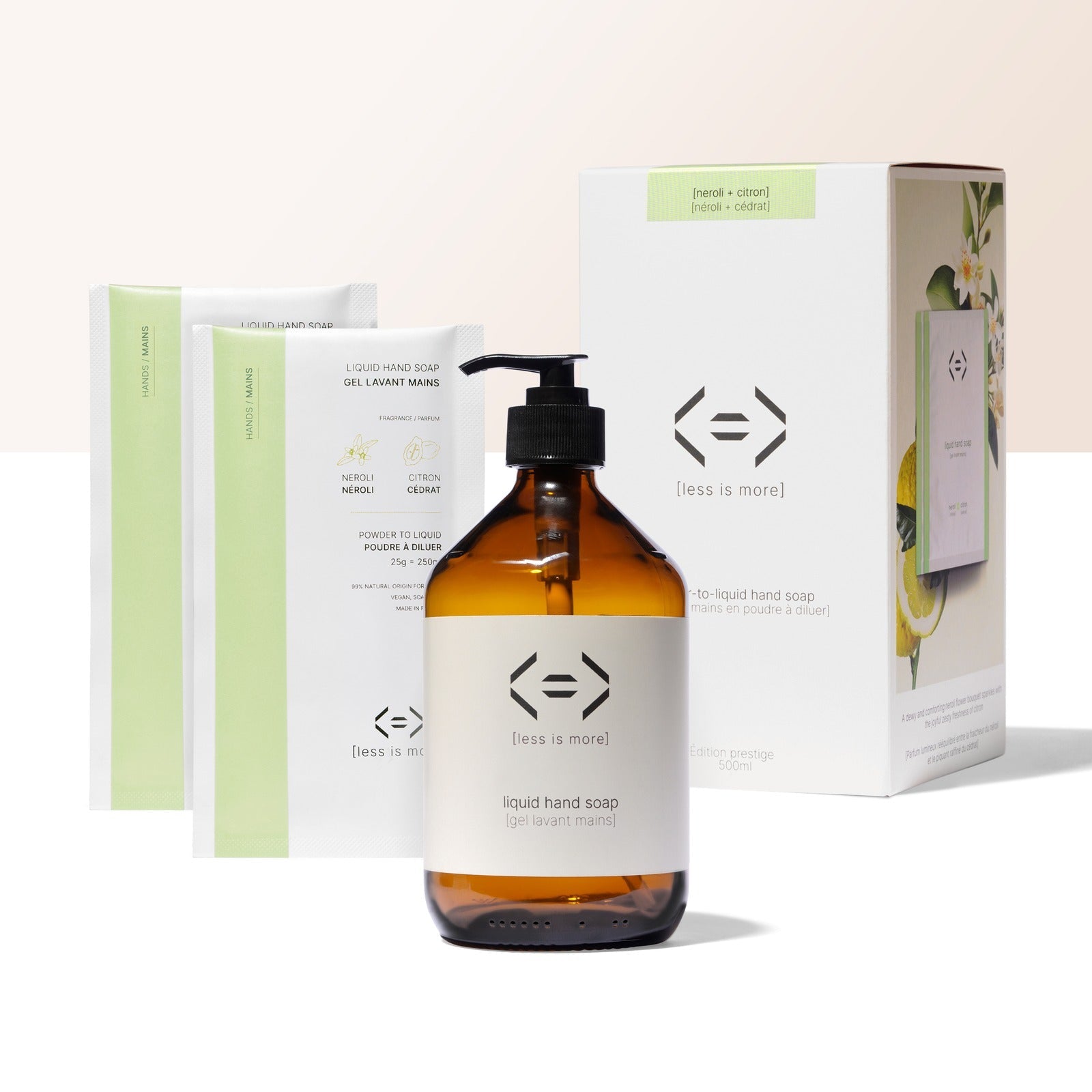 luxury set - hand wash 500 ml [neroli + citron]