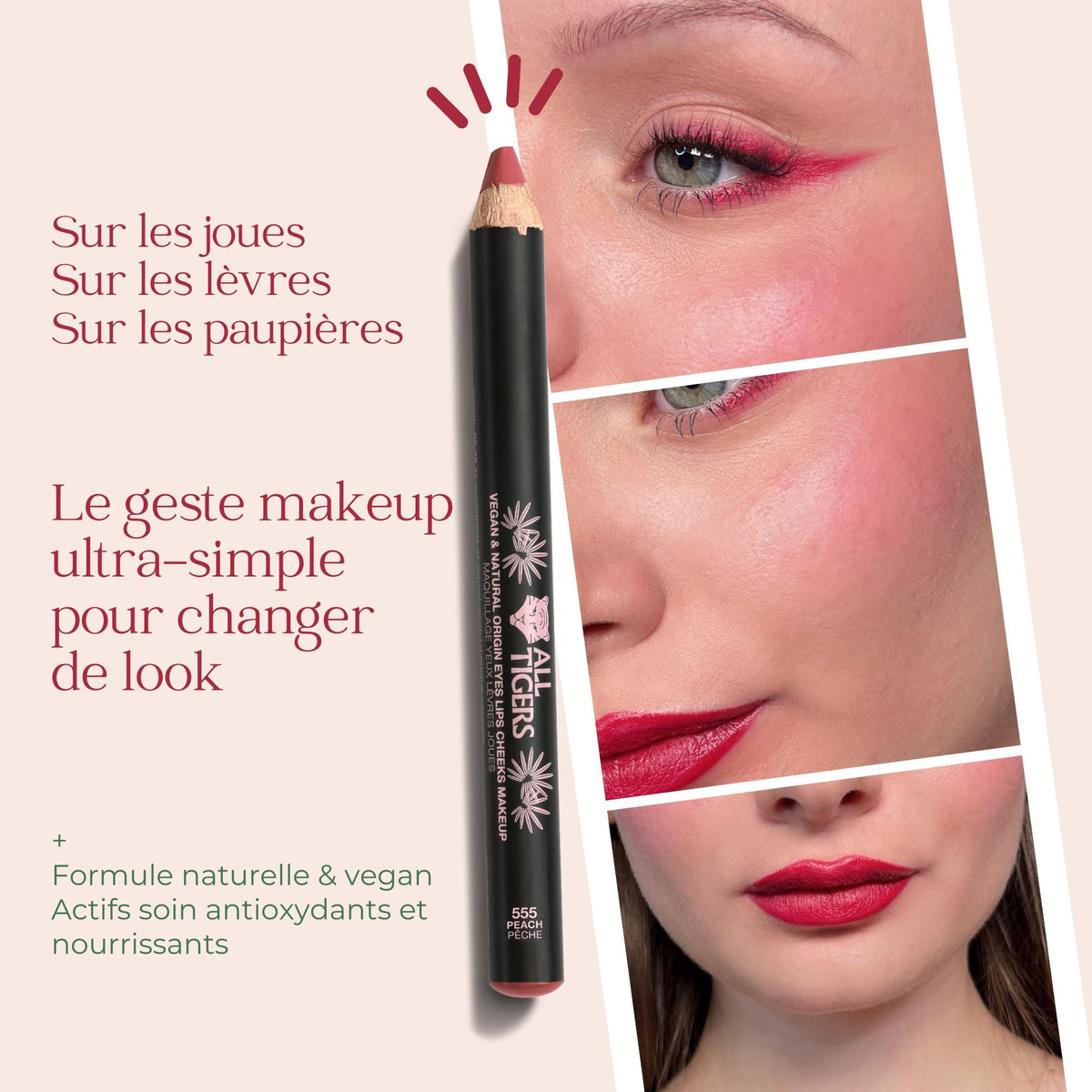 The MULTI eyes, lips, cheeks | Intense Red 558