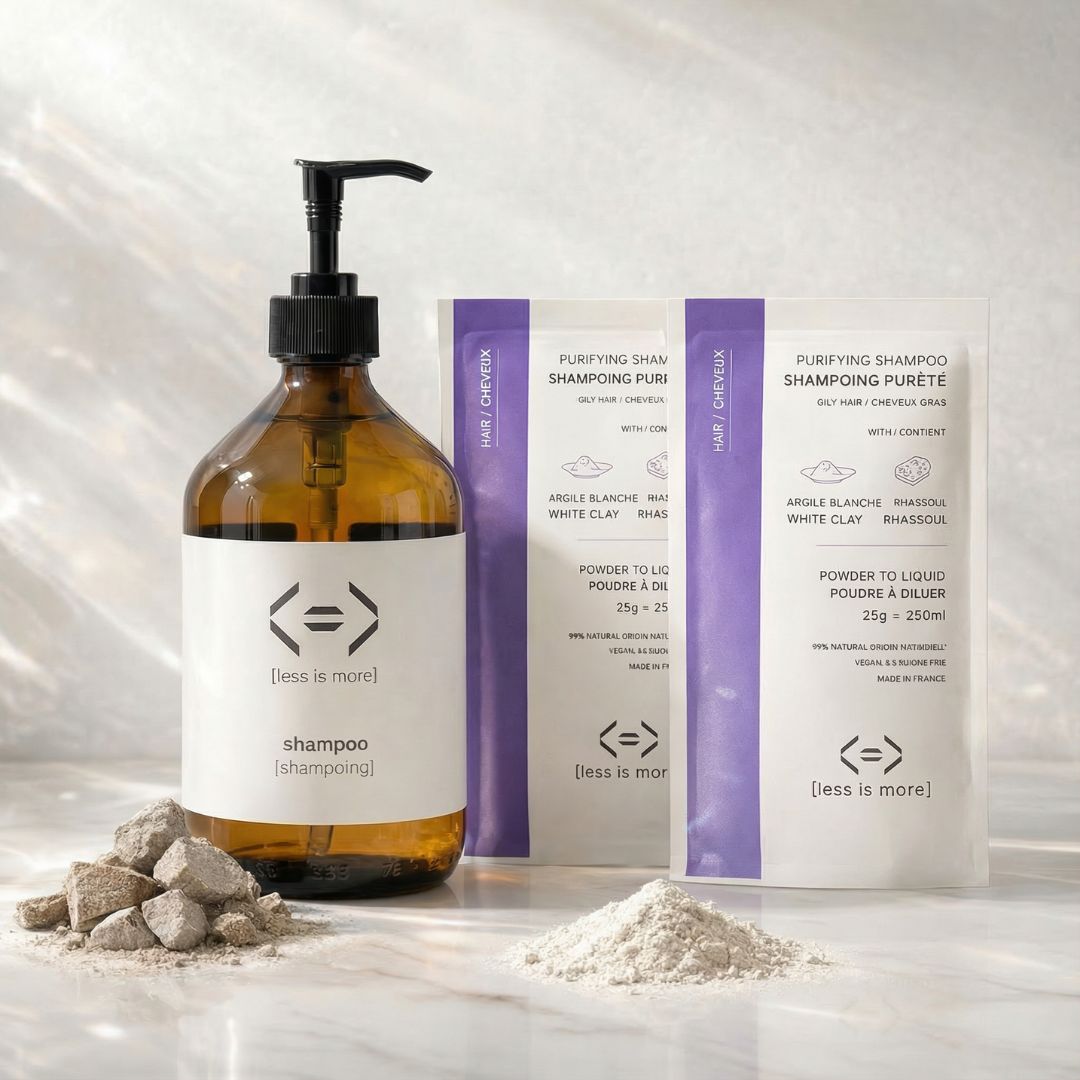 Prestige set - purity shampoo 500 ml [white clay + ghassoul]